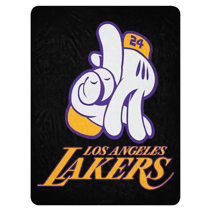 Los Angeles Lakers Blankets FLeece Blanket Throw Blanket