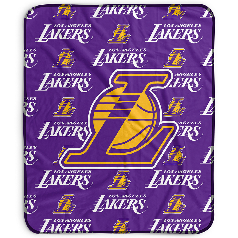 Los Angeles Lakers Blankets Sherpa Blanket Throw Blanket