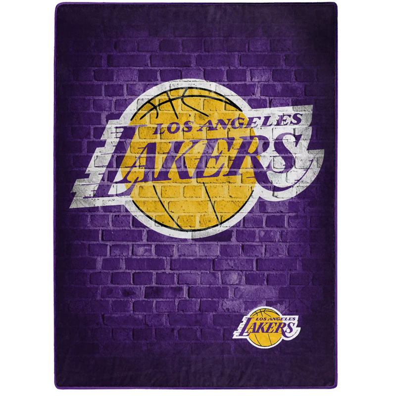 Los Angeles Lakers Blankets Sherpa Blanket Throw Blanket