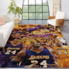 Los Angeles Lakers Area Rug NBA Area Rug Dining Room Rugs Indoor Rugs Rectangle Carpet los angeles lakers rug living room carpet regtangle carpet floor decor home decor ver 397