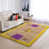 Los Angeles Lakers Rug NBA Area Rug Kitchen Rug Indoor Indoor Rug Rectangle Carpet los angeles lakers rug living room carpet regtangle carpet floor decor home decor ver 408