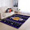 Los Angeles Lakers Area Rug NBA Area Rug Living Room Area Rug Indoor Rug Rectangle Carpet los angeles lakers rug living room carpet regtangle carpet floor decor home decor ver 429