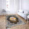 Los Angeles Lakers Area Rug NBA Area Rug Dining Room Rug Indoor Indoor Rug Rectangle Carpet los angeles lakers rug living room carpet regtangle carpet floor decor home decor ver 455