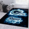 Los Angeles Rams Area Rug NFL Area Rug Bathroom Rug Indoor Rugs Rectangle Carpet los angeles rams area rug living room rug floor rug regtangle carpet home decor ver 1161