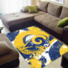 Los Angeles Rams Rug NFL Area Rug Living Room Area Rug Indoor Rug Rectangle Carpet los angeles rams area rugs living room rug floor rug regtangle carpet home decor ver 1190