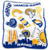 Los Angeles Rams Blanket FLeece Blanket Throw Blanket los angeles rams blanket fleece blanket throw blanket v5