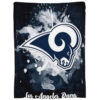Los Angeles Rams Blanket Sherpa Blanket Throw Blanket los angeles rams blanket sherpa blanket throw blanket v4