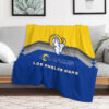 Los Angeles Rams Blanket Sherpa Blanket Throw Blanket los angeles rams blanket sherpa blanket throw blanket v41