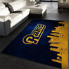 Los Angeles Rams Rug NFL Area Rug Bedroom Area Rug Indoor Rug Rectangle Carpet los angeles rams rug bathroom rug floor rug regtangle carpet home decor ver 1214