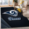 Los Angeles Rams Rug NFL Area Rug Dining Room Rug Indoor Rugs Rectangle Carpet los angeles rams rug bathroom rug floor rug regtangle carpet home decor ver 1215