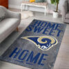 Los Angeles Rams Rug NFL Area Rug Bedroom Area Rug Indoor Indoor Rug Rectangle Carpet los angeles rams rug living room rug floor rug regtangle carpet home decor ver 1227