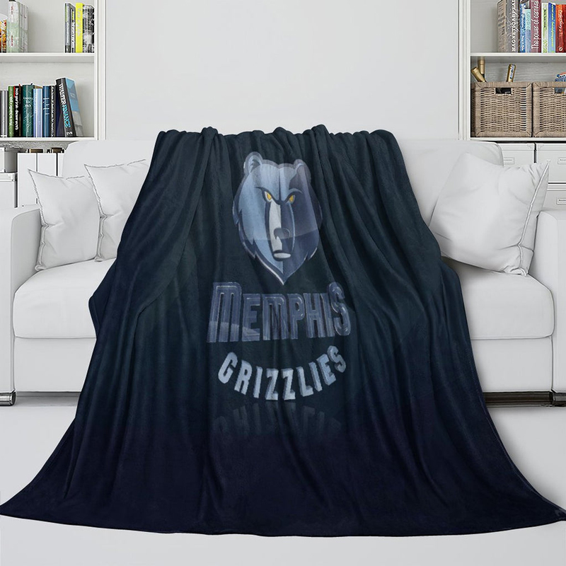 memphis-grizzlies-blanket-fleece-blanket-throw-blanket-v19 memphis grizzlies blanket fleece blanket throw blanket v19