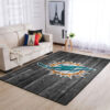 Miami Dolphins Rug NFL Area Rug Bedroom Area Rug Indoor Rug Rectangle Carpet miami dolphins area rug bath rug floor rug regtangle carpet home decor ver 1231