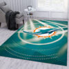 Miami Dolphins Rug NFL Area Rug Living Room Area Rug Indoor Rug Rectangle Carpet miami dolphins area rug living room rug floor rug regtangle carpet home decor ver 1245