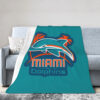 Miami Dolphins Blanket FLeece Blanket Throw Blanket miami dolphins blanket fleece blanket throw blanket v52
