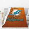 Miami Dolphins Blanket FLeece Blanket Throw Blanket miami dolphins blanket fleece blanket throw blanket v73