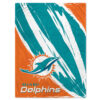 Miami Dolphins Blanket Sherpa Blanket Throw Blanket miami dolphins blanket sherpa blanket throw blanket v123
