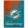Miami Dolphins Blanket Sherpa Blanket Throw Blanket miami dolphins blanket sherpa blanket throw blanket v36