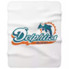 Miami Dolphins Blanket Sherpa Blanket Throw Blanket miami dolphins blanket sherpa blanket throw blanket v39