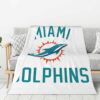 Miami Dolphins Blanket Sherpa Blanket Throw Blanket miami dolphins blanket sherpa blanket throw blanket v79