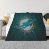 Miami Dolphins Blankets Sherpa Blanket Throw Blanket miami dolphins blankets sherpa blanket throw blanket v104