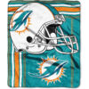 Miami Dolphins Blankets Sherpa Blanket Throw Blanket miami dolphins blankets sherpa blanket throw blanket v3