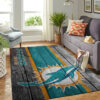 Miami Dolphins Rug NFL Area Rug Living Room Rug Indoor Rugs Rectangle Carpet miami dolphins carpet bath rug floor rug regtangle carpet home decor ver 1250