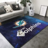 Miami Dolphins Area Rug NFL Area Rug Bedroom Rug Indoor Rug Rectangle Carpet miami dolphins carpet bath rug floor rug regtangle carpet home decor ver 1251
