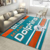 Miami Dolphins Area Rug NFL Area Rug Bedroom Rug Indoor Rug Rectangle Carpet miami dolphins carpet bath rug floor rug regtangle carpet home decor ver 1253