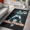 Miami Dolphins Area Rug NFL Area Rug Dining Room Rugs Indoor Rug Rectangle Carpet miami dolphins carpet living room rug floor rug regtangle carpet home decor ver 1261