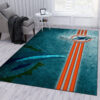 Miami Dolphins Rug NFL Area Rug Bathroom Rugs Indoor Indoor Rug Rectangle Carpet miami dolphins rug bath rug floor rug regtangle carpet home decor ver 1270