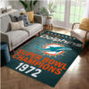 Miami Dolphins Area Rug NFL Area Rug Bedroom Area Rug Indoor Indoor Rug Rectangle Carpet miami dolphins rug bath rug floor rug regtangle carpet home decor ver 1271