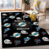 Miami Dolphins Area Rug NFL Area Rug Bedroom Rug Indoor Indoor Rugs Rectangle Carpet miami dolphins rug bath rug floor rug regtangle carpet home decor ver 1272