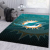 Miami Dolphins Area Rug NFL Area Rug Bathroom Rugs Indoor Rugs Rectangle Carpet miami dolphins rug living room rug floor rug regtangle carpet home decor ver 1286