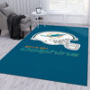 Miami Dolphins Rug NFL Area Rug Kitchen Rug Indoor Indoor Rugs Rectangle Carpet miami dolphins rug living room rug floor rug regtangle carpet home decor ver 1288