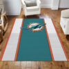 Miami Dolphins Area Rug NFL Area Rug Kitchen Rug Indoor Indoor Rugs Rectangle Carpet miami dolphins rug living room rug floor rug regtangle carpet home decor ver 1289