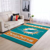 Miami Dolphins Area Rug NFL Area Rug Dining Room Rugs Indoor Rugs Rectangle Carpet miami dolphins rug living room rug floor rug regtangle carpet home decor ver 1292