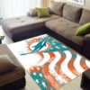 Miami Dolphins Rug NFL Area Rug Kitchen Rug Indoor Rugs Rectangle Carpet miami dolphins rugs bath rug floor rug regtangle carpet home decor ver 1297