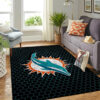 Miami Dolphins Rug NFL Area Rug Dining Room Rugs Indoor Rug Rectangle Carpet miami dolphins rugs living room rug floor rug regtangle carpet home decor ver 1303