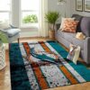 Miami Dolphins Area Rug NFL Area Rug Kitchen Rug Indoor Indoor Rug Rectangle Carpet miami dolphins rugs living room rug floor rug regtangle carpet home decor ver 1304