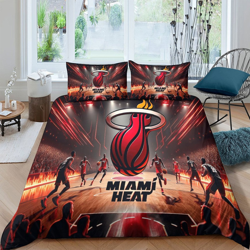 Miami Heat Bed Sets Miami Heat Bedding Set Bed Room Set