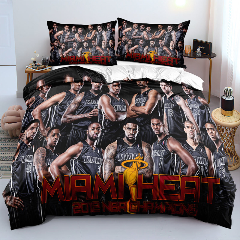 Miami Heat Bed Sets Miami Heat Bedding Set Bed Room Set