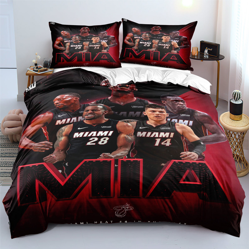 Miami Heat Bed Sets Miami Heat Bedding Set Bed Room Set