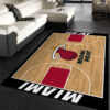 Miami Heat Rug NBA Area Rug Bedroom Area Rug Indoor Rugs Rectangle Carpet miami heat rug living room carpet regtangle carpet floor decor home decor ver 493
