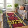 Miami Heat Area Rug NBA Area Rug Living Room Rug Indoor Rug Rectangle Carpet miami heat rug living room carpet regtangle carpet floor decor home decor ver 503