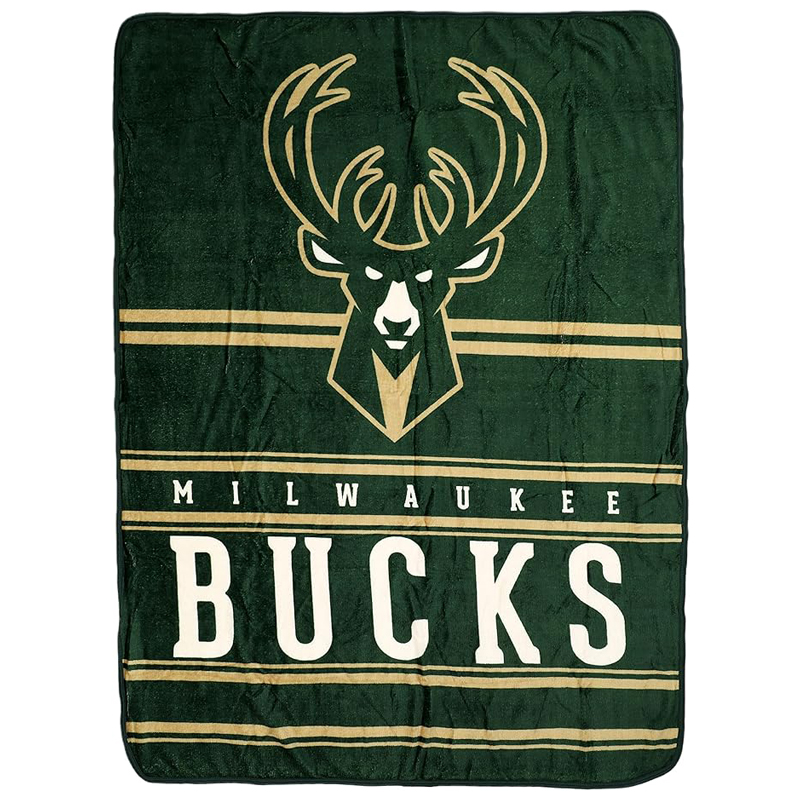 Milwaukee Bucks Blanket FLeece Blanket Throw Blanket