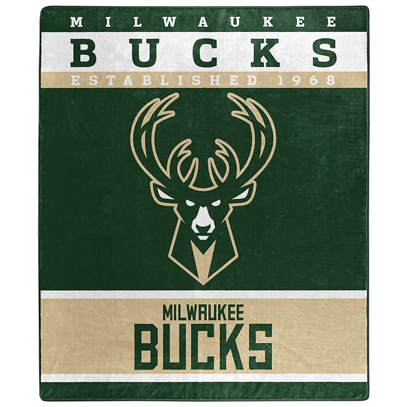 Milwaukee Bucks Blanket FLeece Blanket Throw Blanket