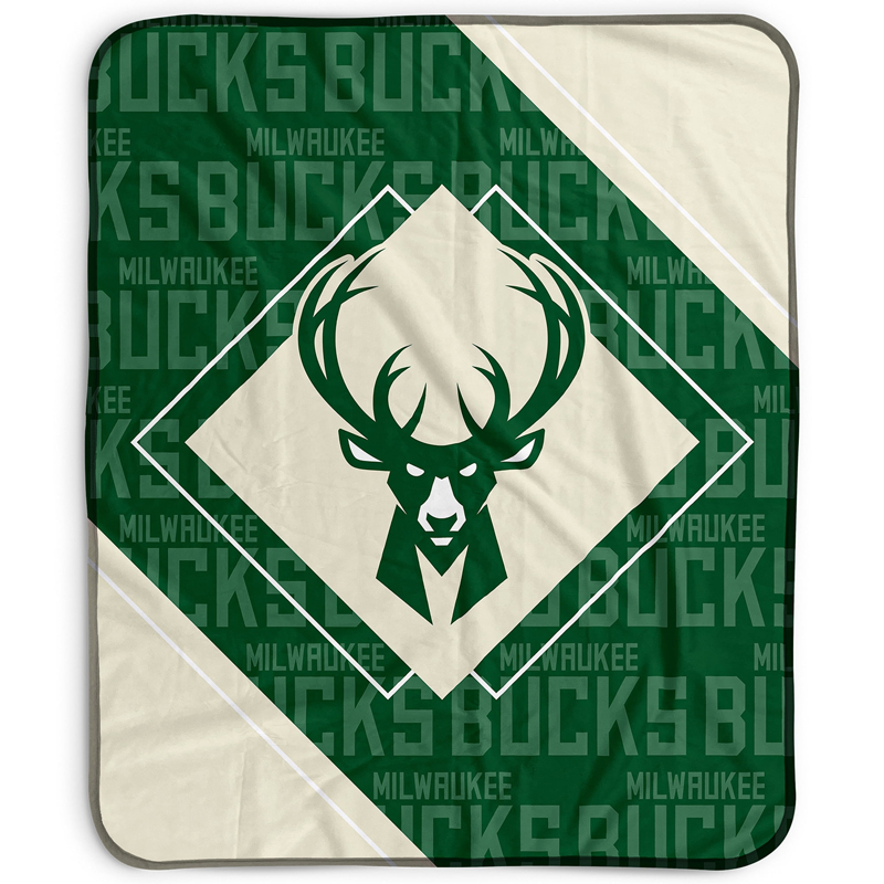 Milwaukee Bucks Blanket FLeece Blanket Throw Blanket