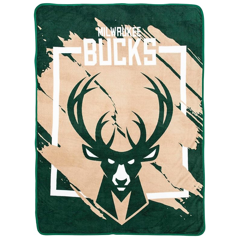 Milwaukee Bucks Blanket FLeece Blanket Throw Blanket