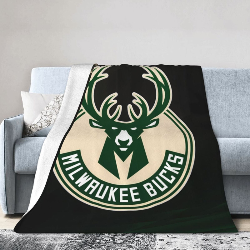 Milwaukee Bucks Blanket Sherpa Blanket Throw Blanket